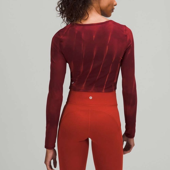Lululemon Wunder Train Cropped Long Sleeve Shirt - Picture 4 of 8